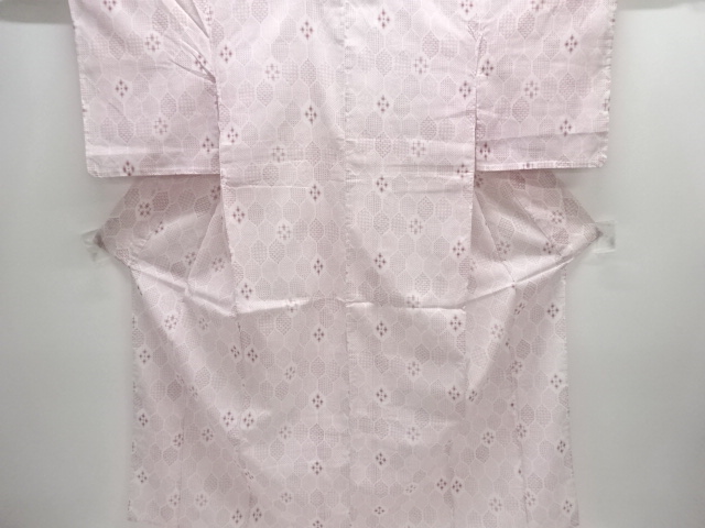 亀甲に絣柄夏着物